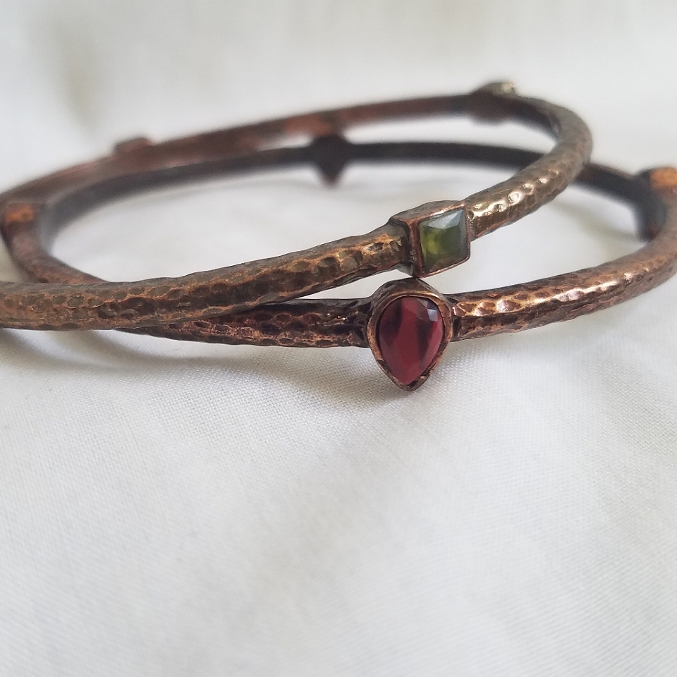 Gemstone Bangle Set